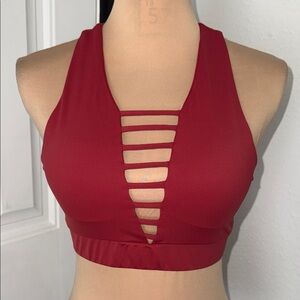 Strappy Deep V Bralette in rust - Women Intimates
